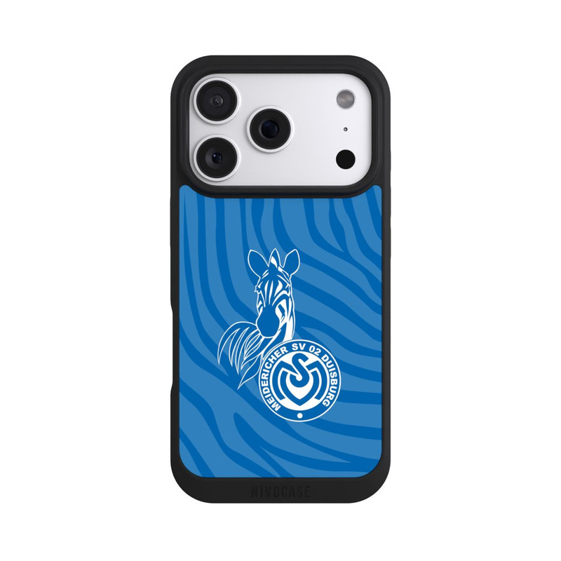 iPhone 18 Pro NIVOpure Zebra Hellblau - MSV