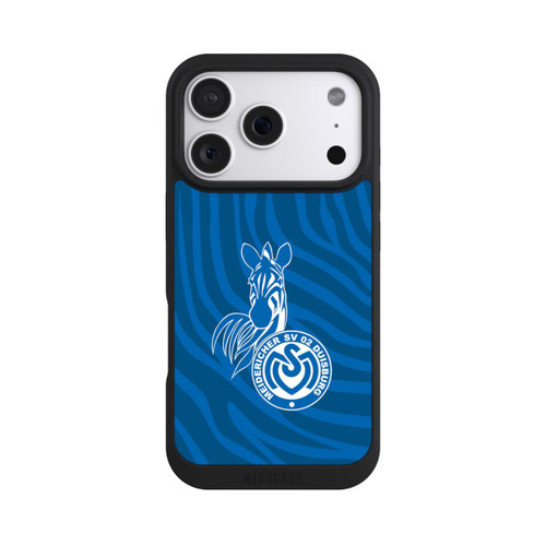 Apple iPhone 18 Pro NIVOpure Zebra Dunkelblau - MSV