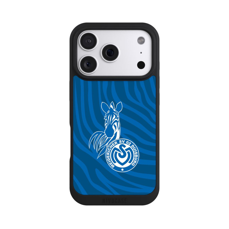 iPhone 18 Pro NIVOpure Zebra Dunkelblau - MSV