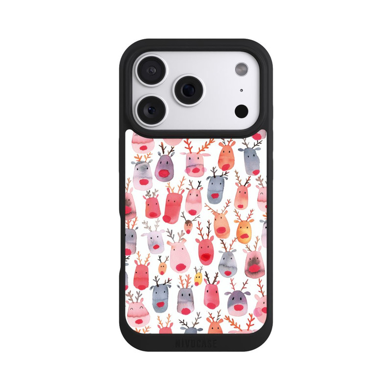 iPhone 18 Pro NIVOpure Aquarelle de renne mignon