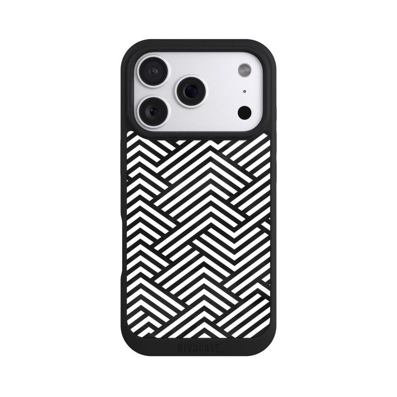 iPhone 18 Pro NIVOpure ZigZag noir et blanc