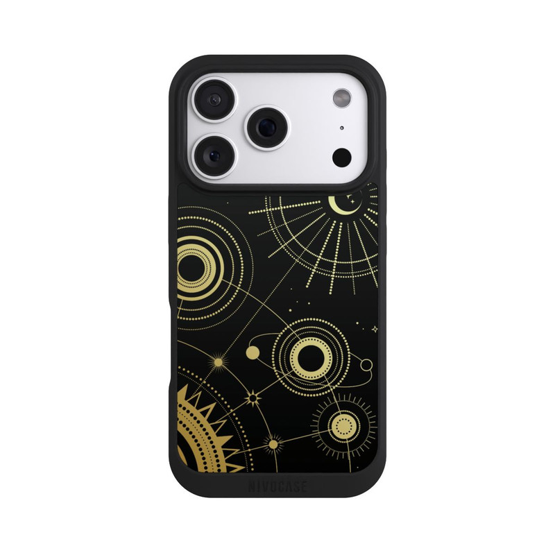 iPhone 18 Pro NIVOpure Le noir et l'or semblent abstraits