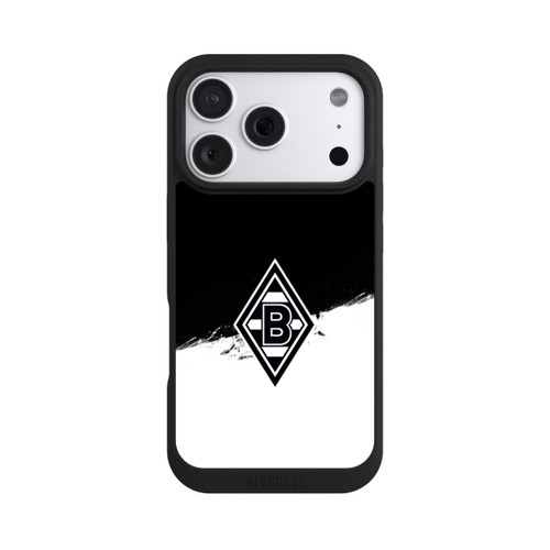 Apple iPhone 18 Pro NIVOpure Borussia Scratch Schwarz-Weiss