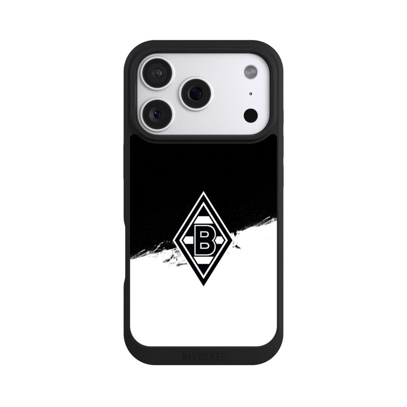 iPhone 18 Pro NIVOpure Borussia Scratch Schwarz-Weiss
