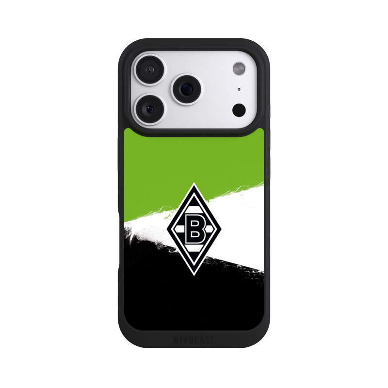 iPhone 18 Pro NIVOpure Borussia Grunge Grün-Weiss-Schwarz