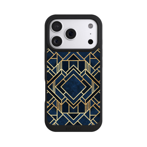 Apple iPhone 18 Pro NIVOpure Kunst Deko Blau Golddruck