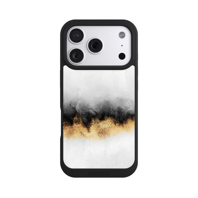 iPhone 18 Pro NIVOpure Grauer Himmelstaub Golddruck
