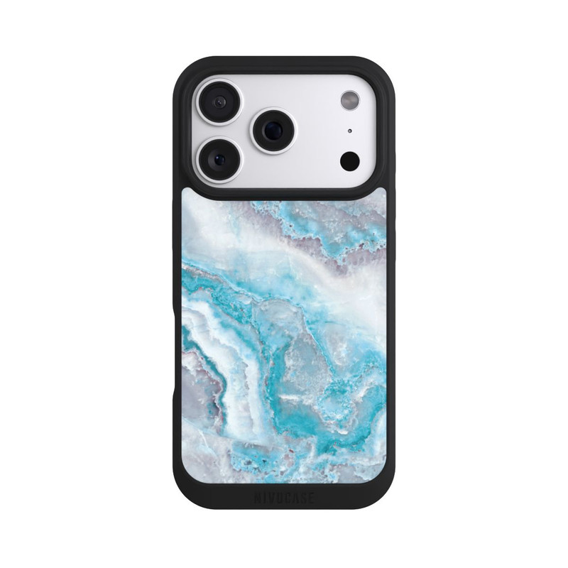 iPhone 18 Pro NIVOpure Pierre précieuse bleu clair