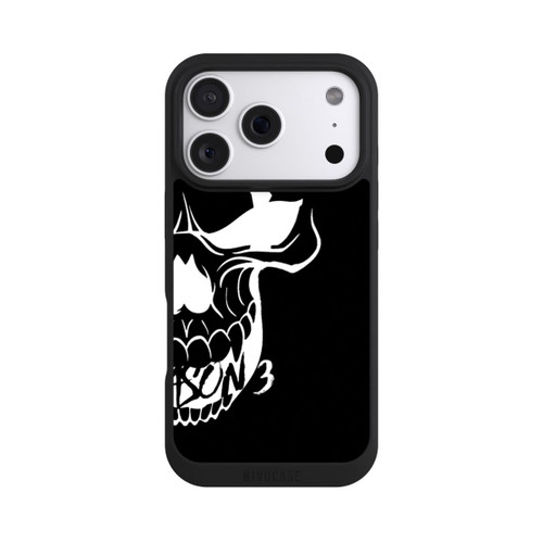 Apple iPhone 18 Pro NIVOpure Schädel Groß Schwarz/Weiß