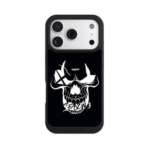 Apple iPhone 18 Pro NIVOpure Schädel Schwarz/Weiß
