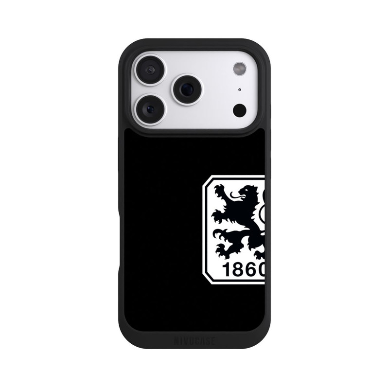 iPhone 18 Pro NIVOpure TSV 1860 Schwarz Logo Groß