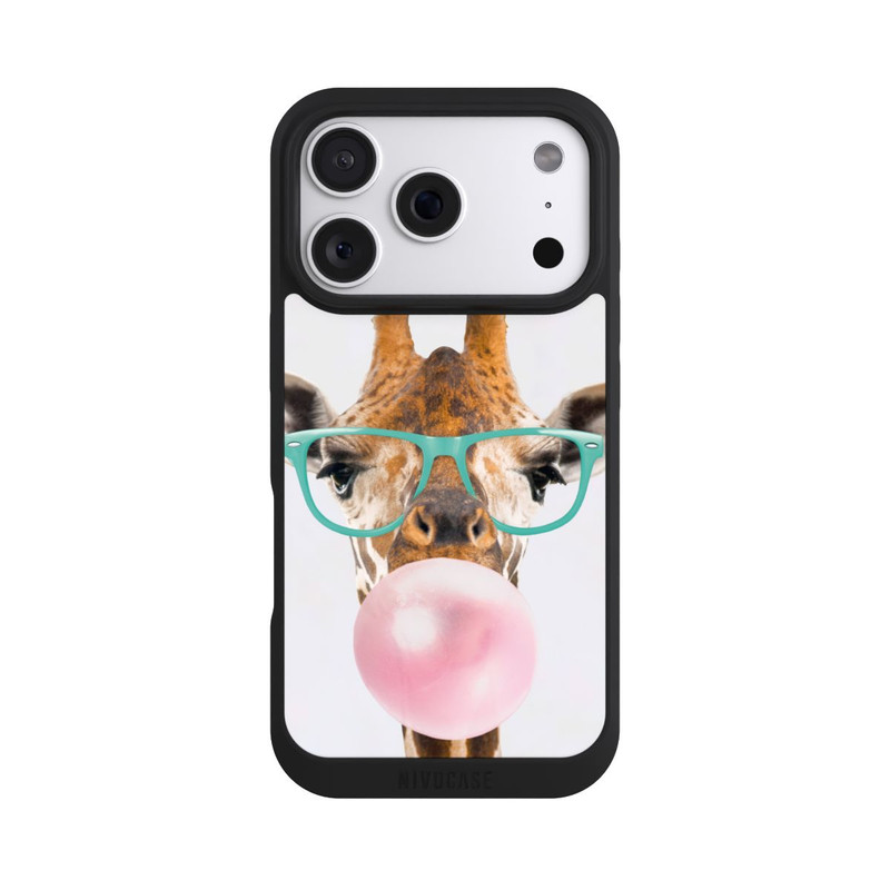 iPhone 18 Pro NIVOpure Giraffe mit Kaugummi