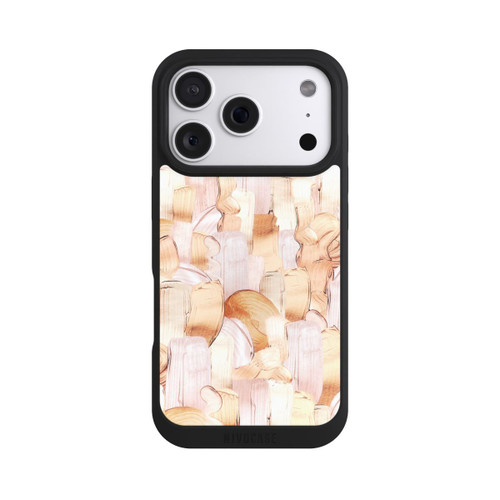 Apple iPhone 18 Pro NIVOpure Weiß/Gold Pinsel Muster