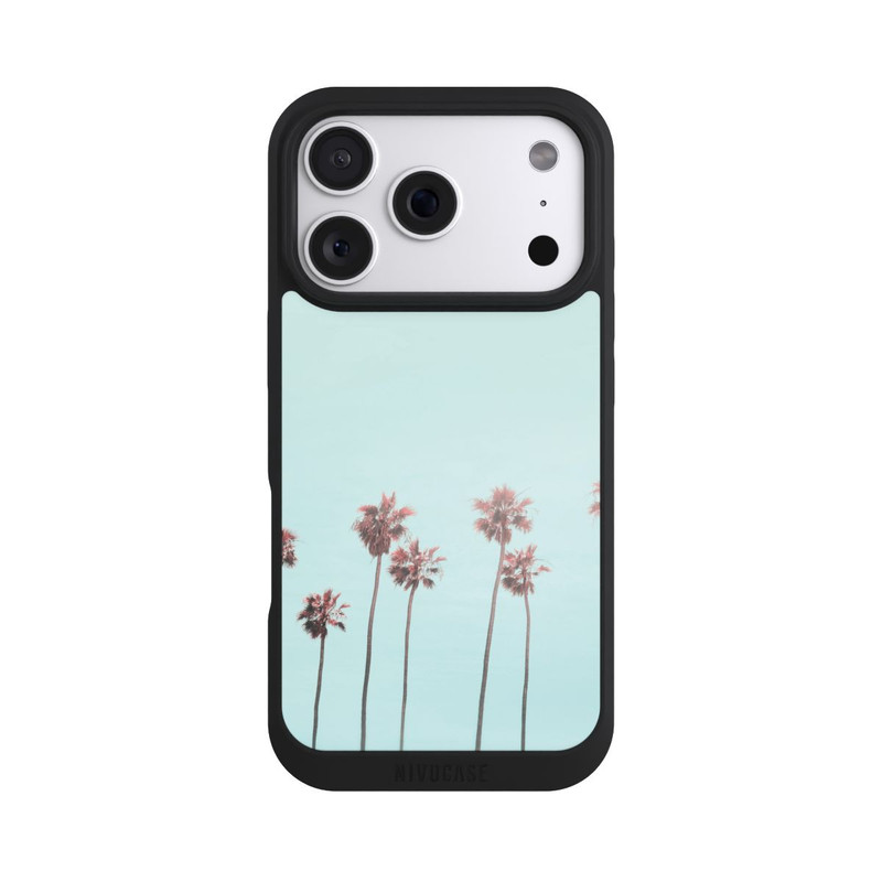 iPhone 18 Pro NIVOpure Hellrosa Strandpalme Paradies