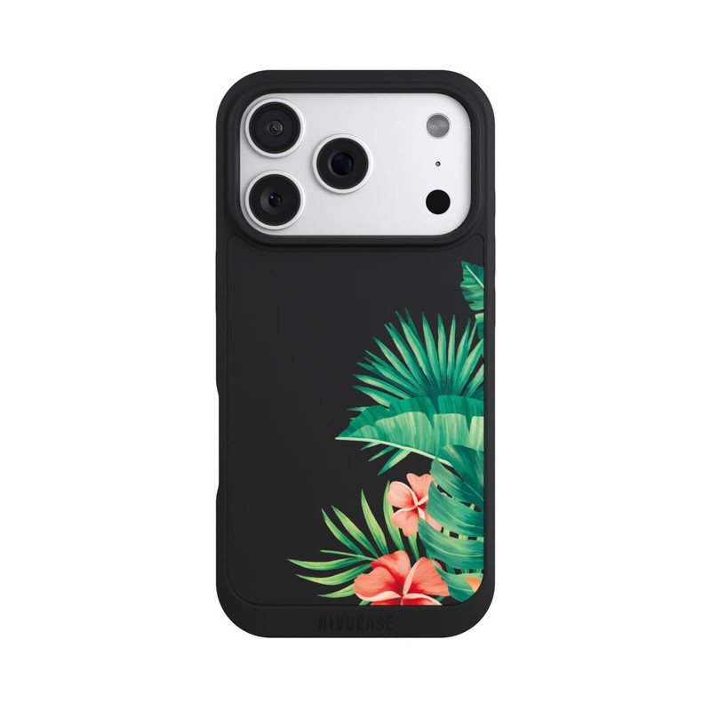 iPhone 18 Pro NIVOpure Fleurs tropicales sans fond