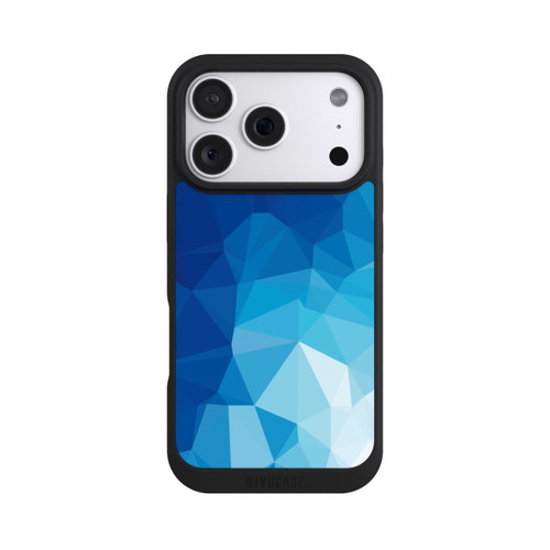 Apple iPhone 18 Pro NIVOpure Mosaïque Polygonale Bleue