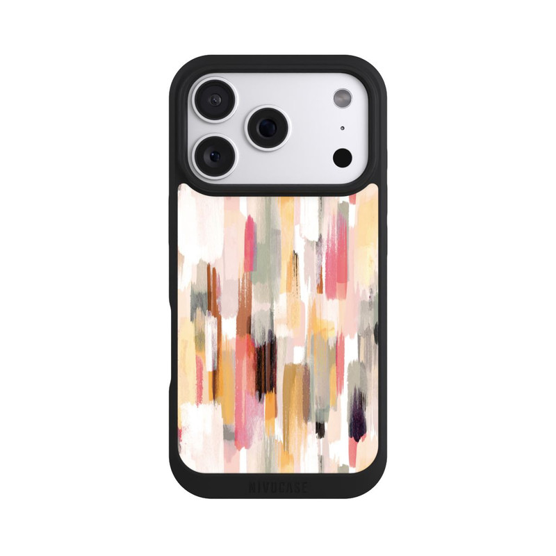 iPhone 18 Pro NIVOpure Abstrakte Pinselstriche Herbsttöne