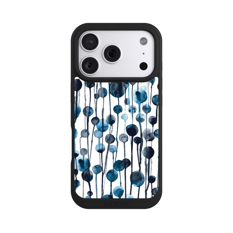 iPhone 18 Pro NIVOpure Tropfende Punkte blau
