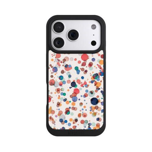 Apple iPhone 18 Pro NIVOpure Tropfen Aquarell Textur Blau Gelb
