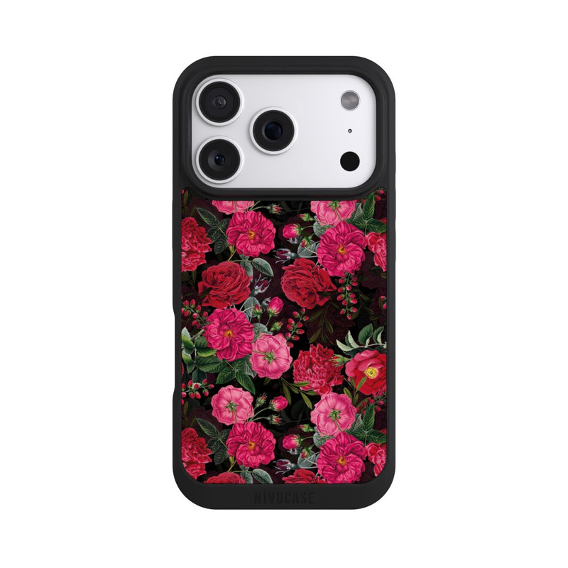 iPhone 18 Pro NIVOpure Fleurs Roses et Rouges