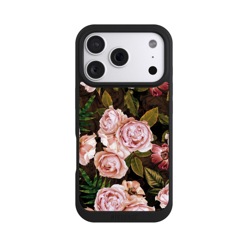 iPhone 18 Pro NIVOpure Fond des roses vintage