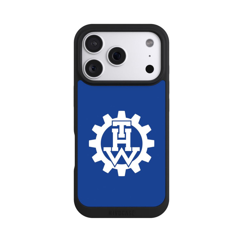 iPhone 18 Pro NIVOpure THW Logo Blau