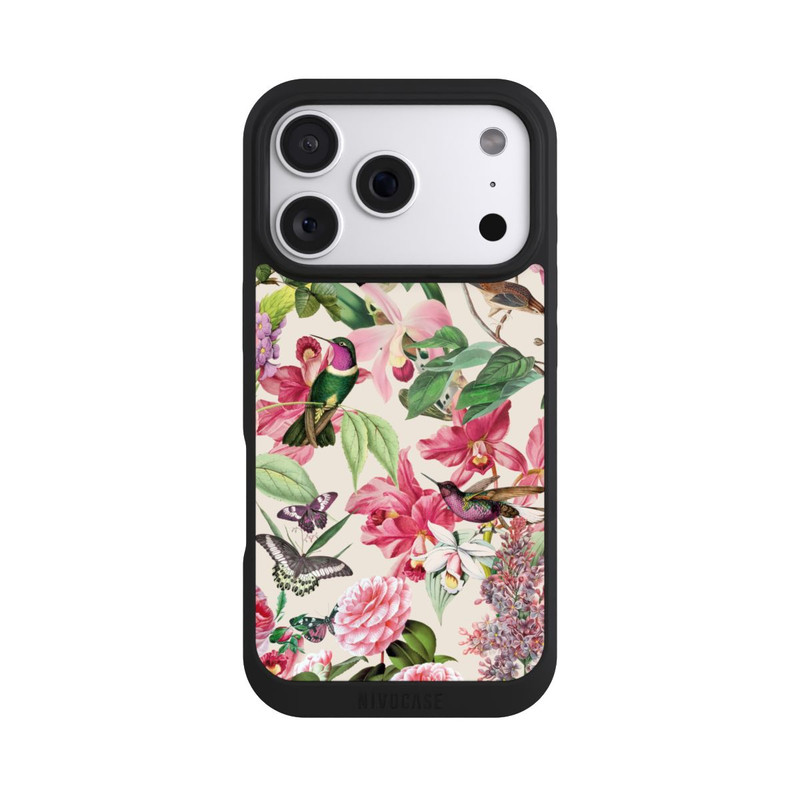 iPhone 18 Pro NIVOpure Kolibris und Rosen Muster