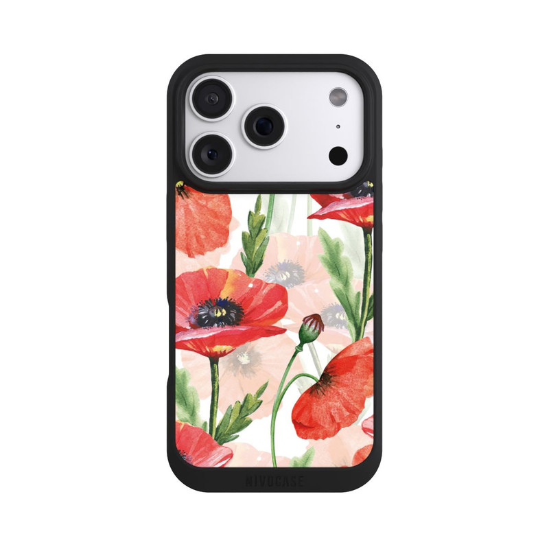 iPhone 18 Pro NIVOpure Coquelicots aquarelle