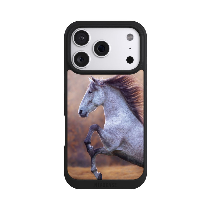 iPhone 18 Pro NIVOpure Cheval sauvage blanc