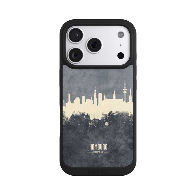 iPhone 18 Pro NIVOpure Hamburg Skyline Grau