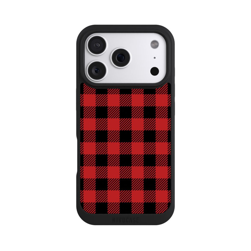 iPhone 18 Pro NIVOpure Red Lumberjack Pattern