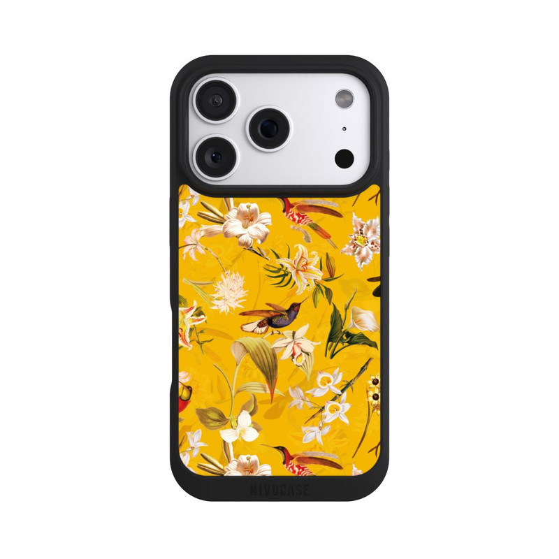 iPhone 18 Pro NIVOpure Motif Colibri Jaune