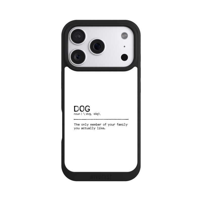 iPhone 18 Pro NIVOpure Citation Dog Family (anglais)
