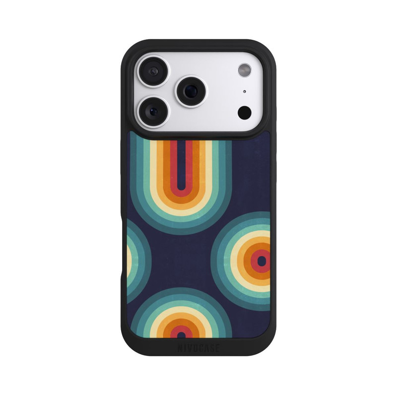 iPhone 18 Pro NIVOpure Double Rainbow on Blue