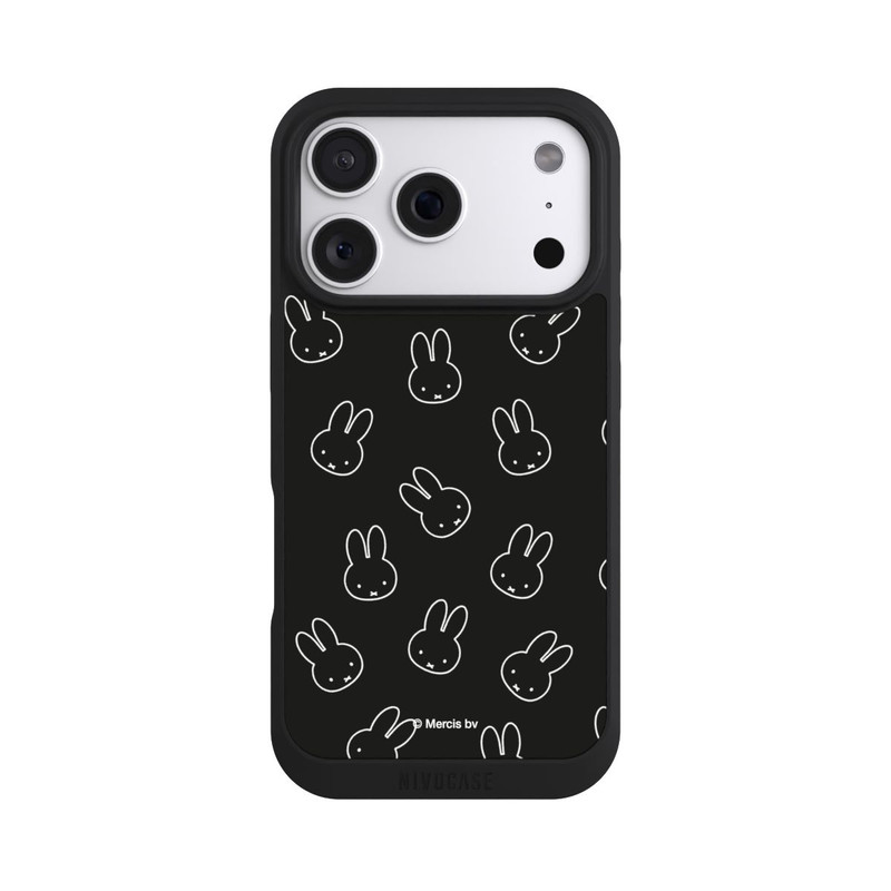 iPhone 18 Pro NIVOpure Miffy Pattern Noir