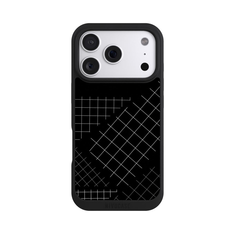 iPhone 18 Pro NIVOpure Black White Grid