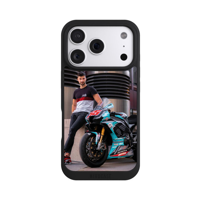 iPhone 18 Pro NIVOpure Blaues Motorrad - MDS