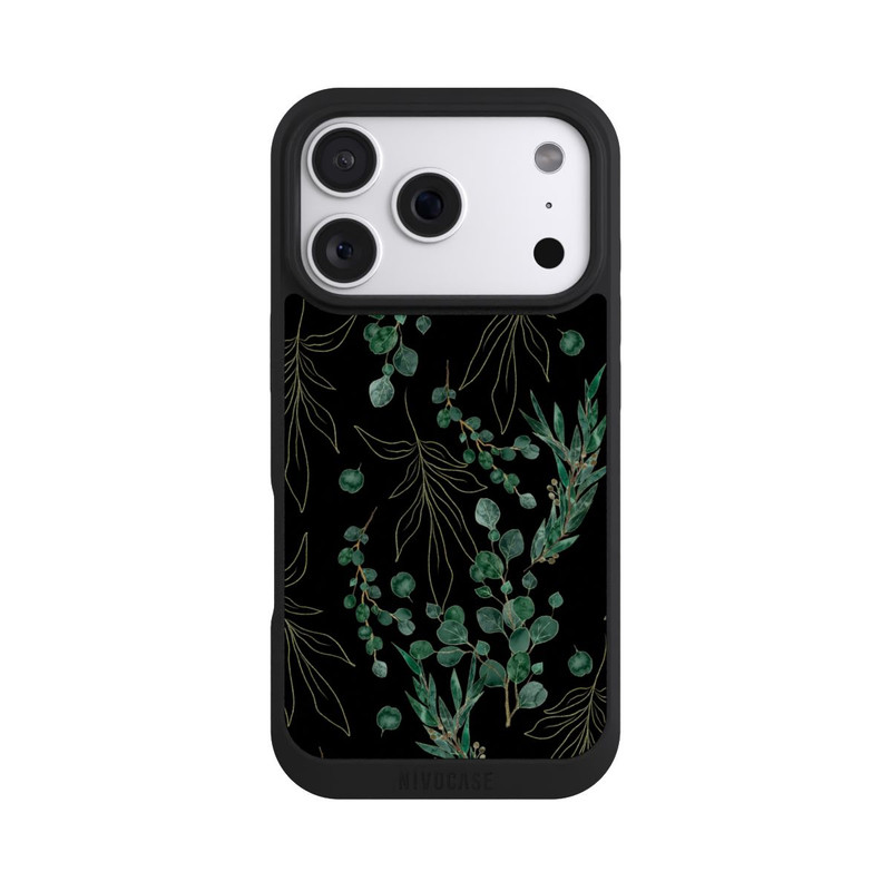 iPhone 18 Pro NIVOpure Eukalyptusblätter schwarz