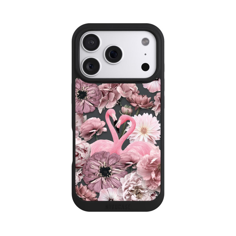 iPhone 18 Pro NIVOpure Flamingos in Blumen Muster