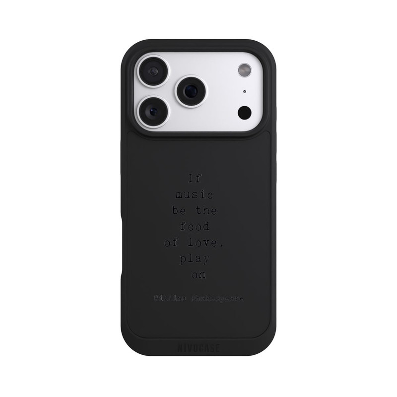 iPhone 18 Pro NIVOpure Shakespeare Music Food Transparent