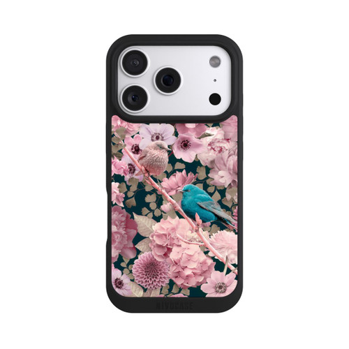 Apple iPhone 18 Pro NIVOpure Spatzen im rosa Blumenmuster
