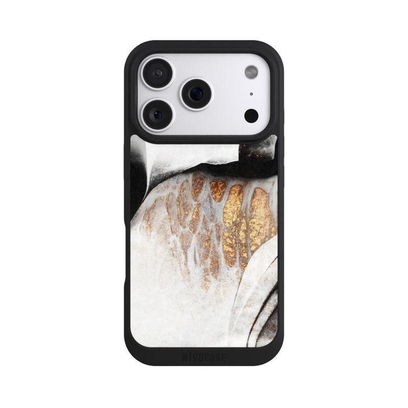 iPhone 18 Pro NIVOpure Veines noires et dorées