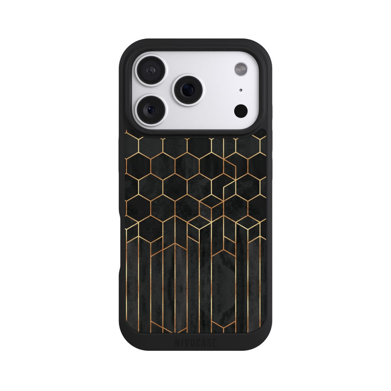 iPhone 18 Pro NIVOpure Hexagones noirs