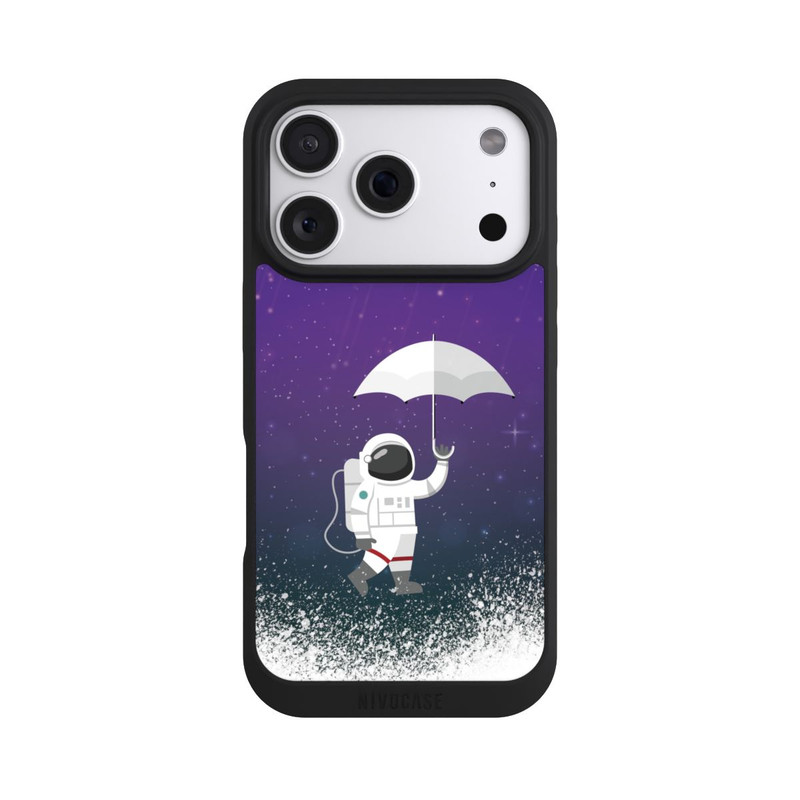 iPhone 18 Pro NIVOpure Astronaute Sous une Pluie d'Astéroïdes