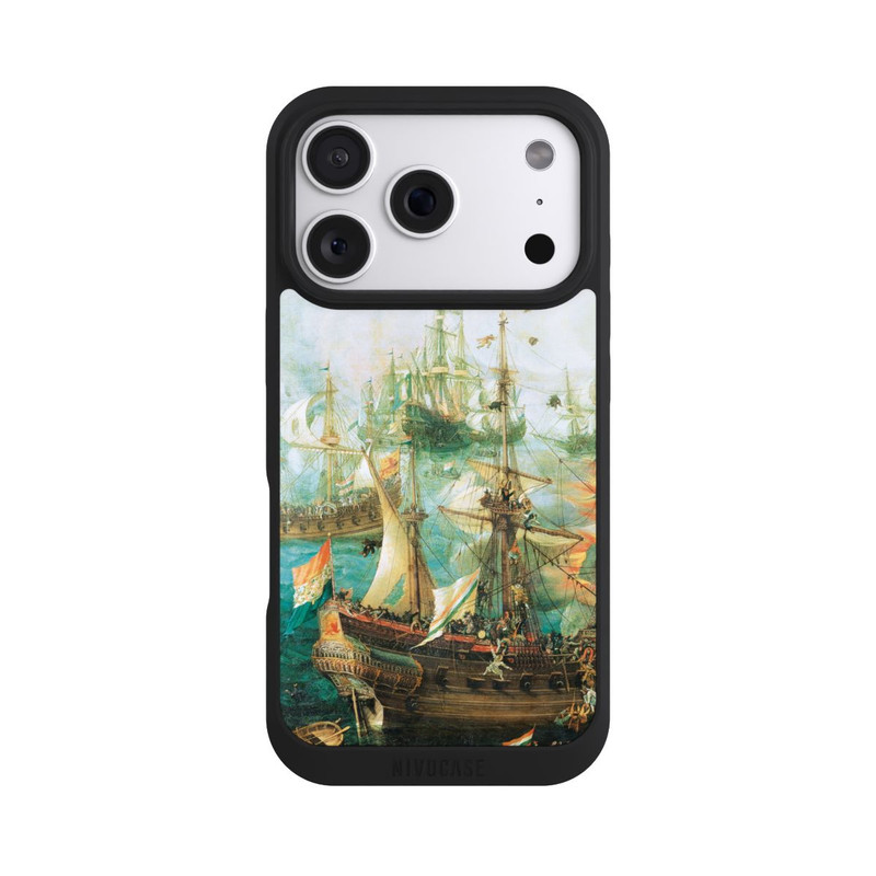 iPhone 18 Pro NIVOpure Battle of Gibraltar in 1607 - Cornelis Claesz. van Wieringen
