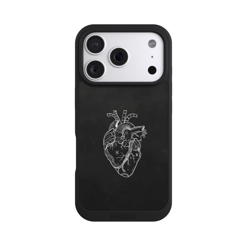 iPhone 18 Pro NIVOpure Heart Drawing Black