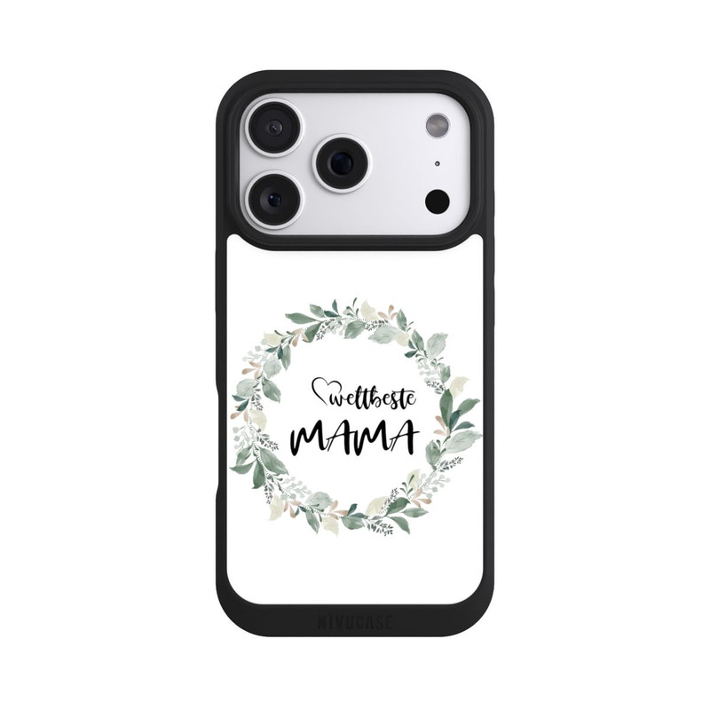 iPhone 18 Pro NIVOpure Weltbeste Mama Blumenkranz