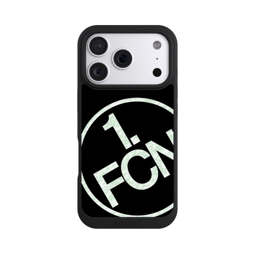 Apple iPhone 18 Pro NIVOpure FCN Logo Weiß Texture auf Schwarz