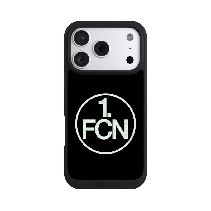 iPhone 18 Pro NIVOpure FCN Logo Weiß Hintergrund Schwarz