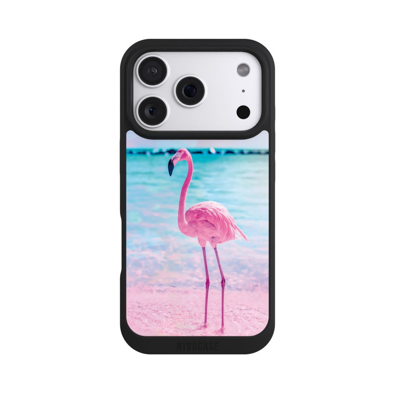 iPhone 18 Pro NIVOpure Rosa Flamingo am Meer